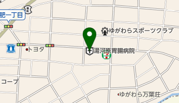 湯河原胃腸病院の地図画像