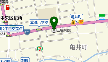 三橋明生病院の地図画像