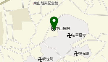 中山病院の地図画像