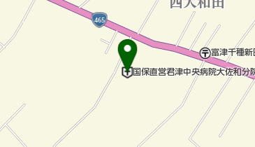 国保直営君津中央病院 大佐和分院の地図画像