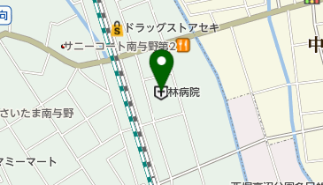 林病院の地図画像