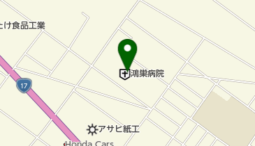 埼玉県済生会鴻巣病院の地図画像