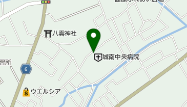 城南中央病院の地図画像