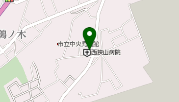 西狭山病院の地図画像