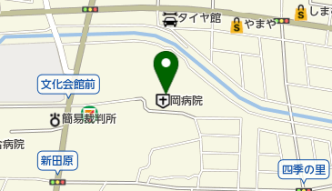 岡病院の地図画像