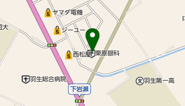 栗原眼科病院の地図画像