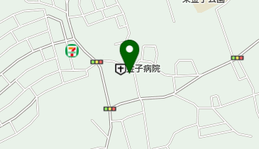 金子病院の地図画像