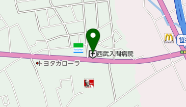 西武入間病院の地図画像