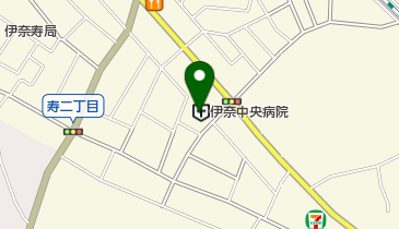 伊奈中央病院の地図画像