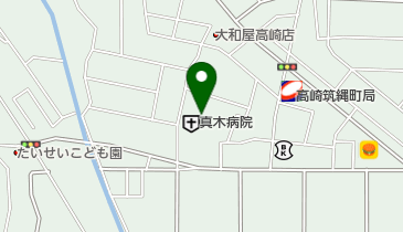 真木病院の地図画像
