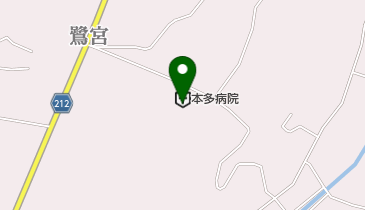 本多病院の地図画像