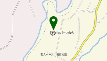 群馬パース病院の地図画像