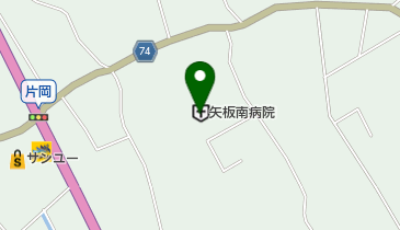 矢板南病院の地図画像