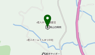 烏山台病院の地図画像