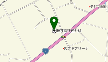 藤井脳神経外科病院の地図画像