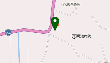 菊池病院の地図画像