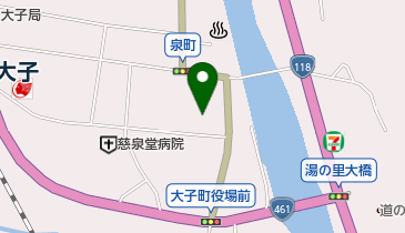 久保田病院の地図画像