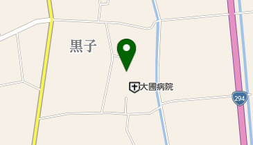 大圃病院の地図画像