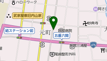 阿部病院の地図画像