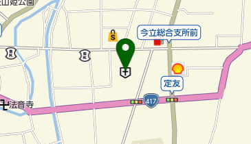 今立中央病院の地図画像