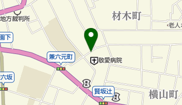 敬愛病院の地図画像