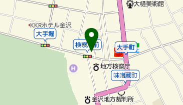 大手町病院の地図画像