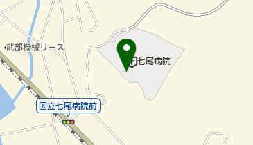 七尾病院の地図画像