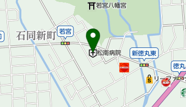 松南病院の地図画像