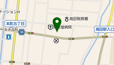 知命堂病院の地図画像