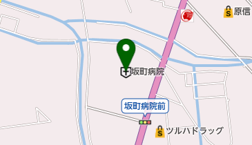 新潟県立坂町病院の地図画像