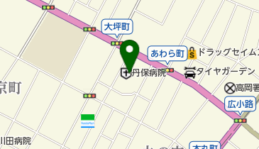 丹保病院の地図画像