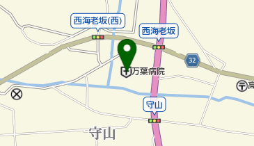 万葉病院の地図画像