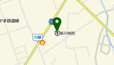 新川病院の地図画像
