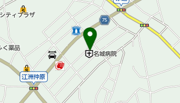 名城病院の地図画像