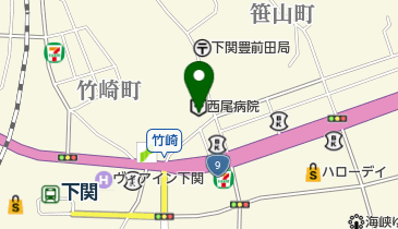 西尾病院の地図画像