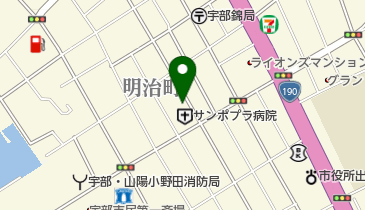 サンポプラ病院の地図画像