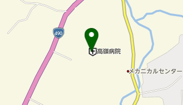 高嶺病院の地図画像