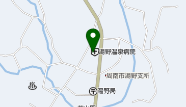 湯野温泉病院の地図画像