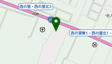 西の里恵仁会病院の地図画像