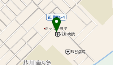 花川病院の地図画像