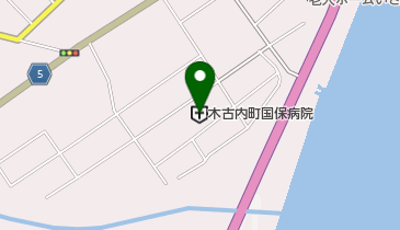 木古内町国民健康保険病院の地図画像