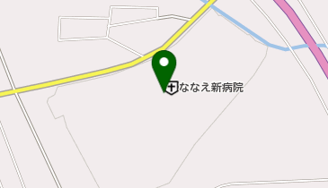 ななえ新病院の地図画像