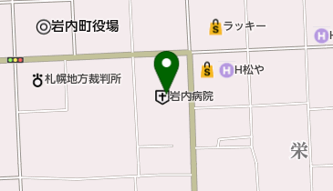 岩内協会病院の地図画像