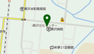 岩見沢市立栗沢病院の地図画像