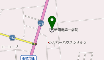 新雨竜第一病院の地図画像
