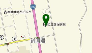 天塩町立国民健康保険病院の地図画像