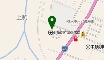 中頓別町国民健康保険病院の地図画像
