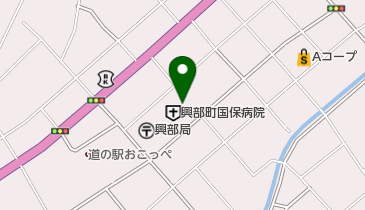 興部町国民健康保険病院の地図画像