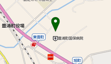 豊浦町国民健康保険病院の地図画像