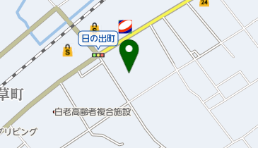 白老町立国民健康保険病院の地図画像